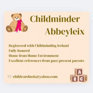 Babysitter required in Abbeyleix, County Laois, Ireland